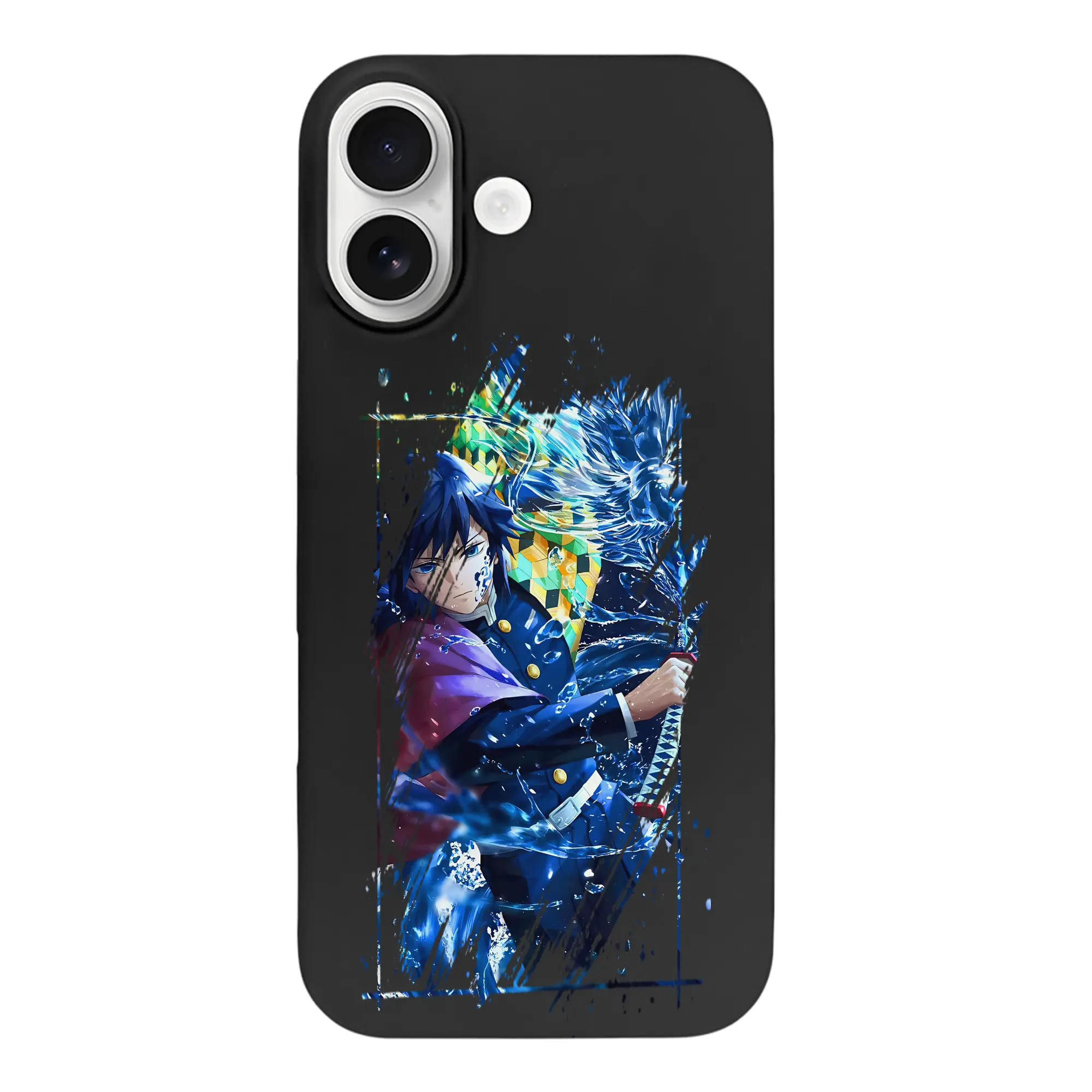 鬼滅の刃 グッズ,冨岡 義勇 - iPhone 17 シリーズ シリコンケース 薄型 耐衝撃 指紋防止 ソフトタッチカバー 精密フィット 傷防止 保護ケース iPhone 17/17 Air/17 Pro/17 Pro Max 対応